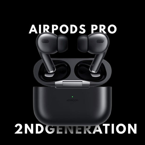 Black Pro 2 Tws Wireless Earbuds – Bluetooth 5.1, Touch Control, Noise Cancelling, With Charging Case | Airpods