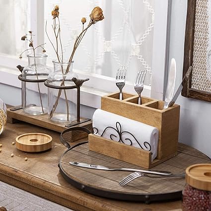 CUTLERY AND TISSUE PAPER HOLDER