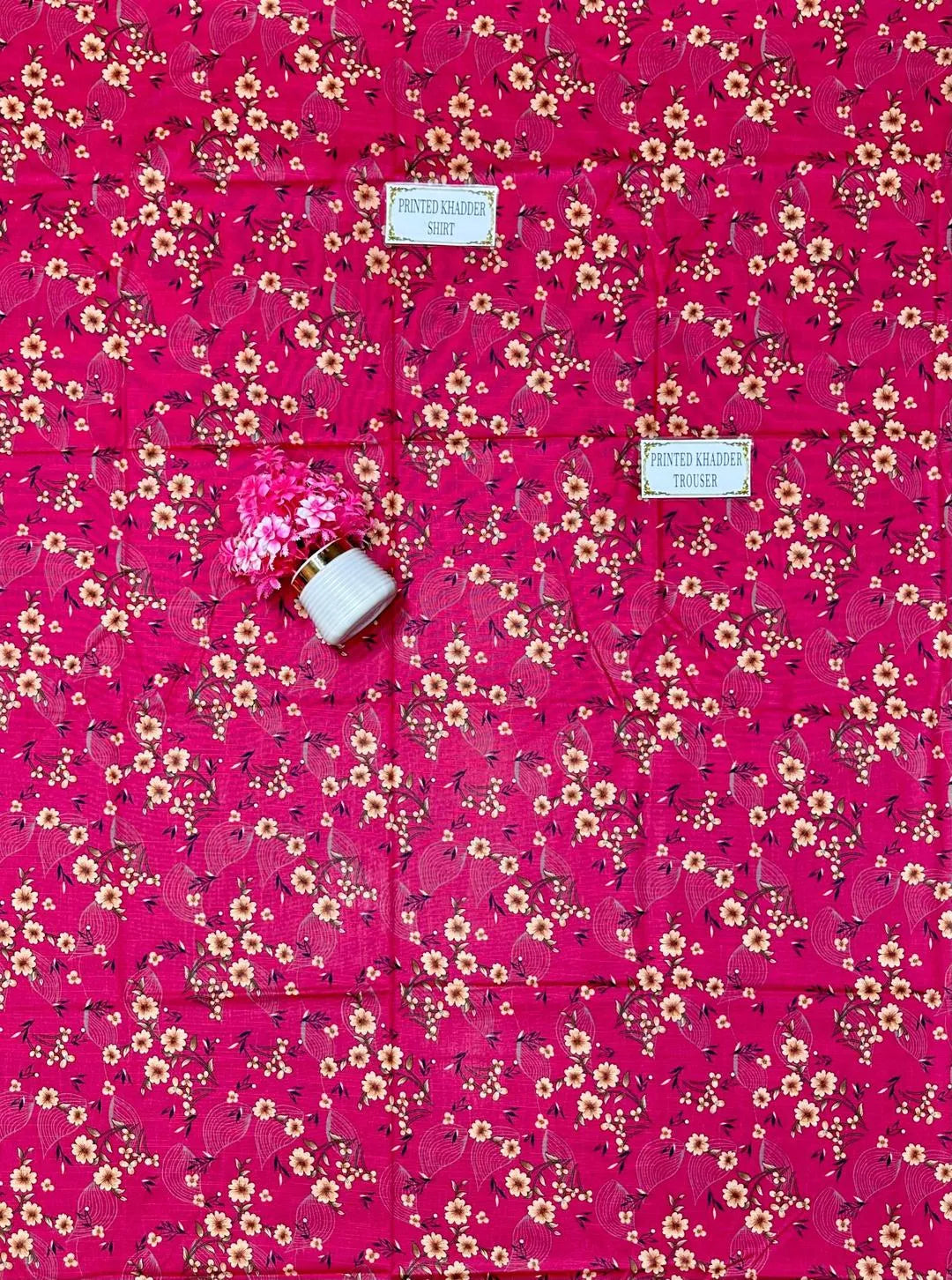 2 Pcs Women's Unstitched Printed Suit